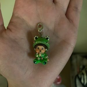 RARE monchichi charm necklace bracelet